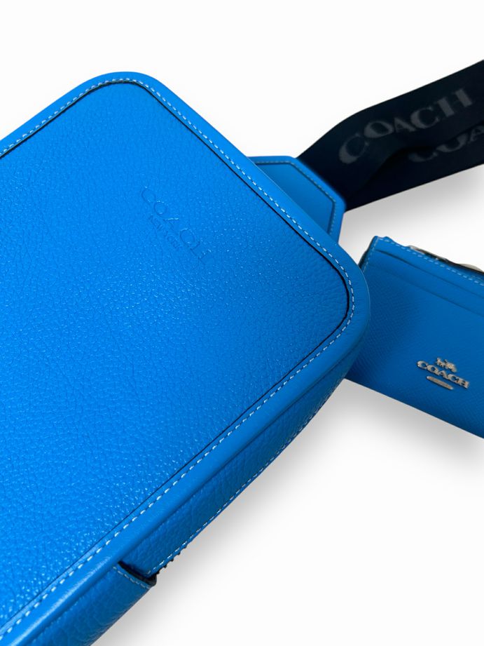 COACH SULLIVAN REFINED PEBBLE CROSSBODY WITH CARDHOLDER