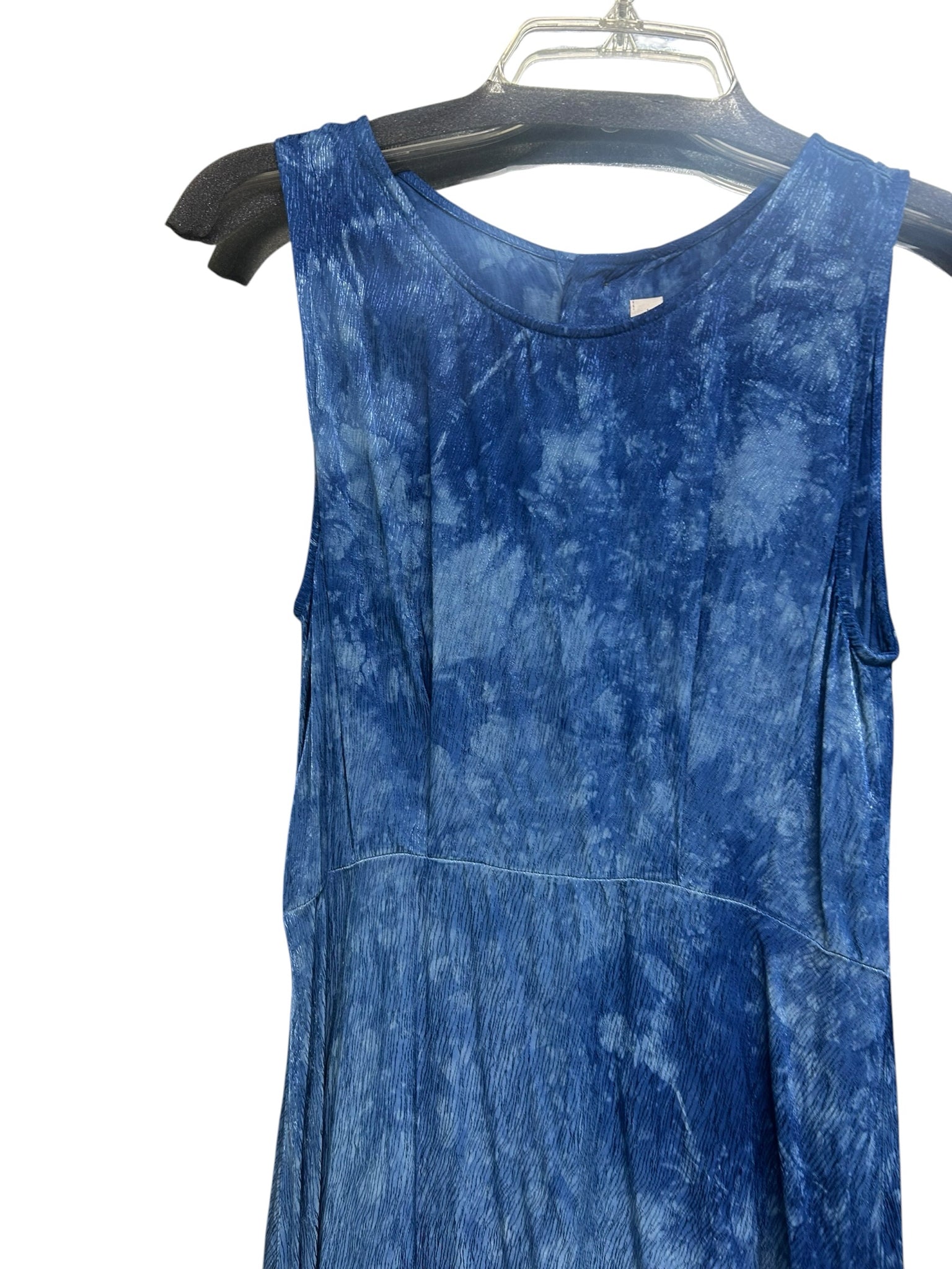 RAQUEL ALLEGRA FRIDA BLUE TIE DYE TANK DRESS SIZE 0