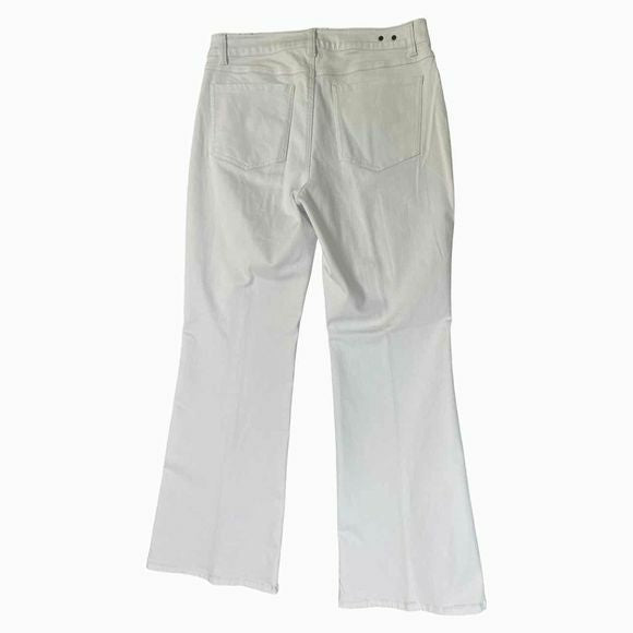 CABI 5880R CABI TROUSER WHITE JEANS SIZE 12