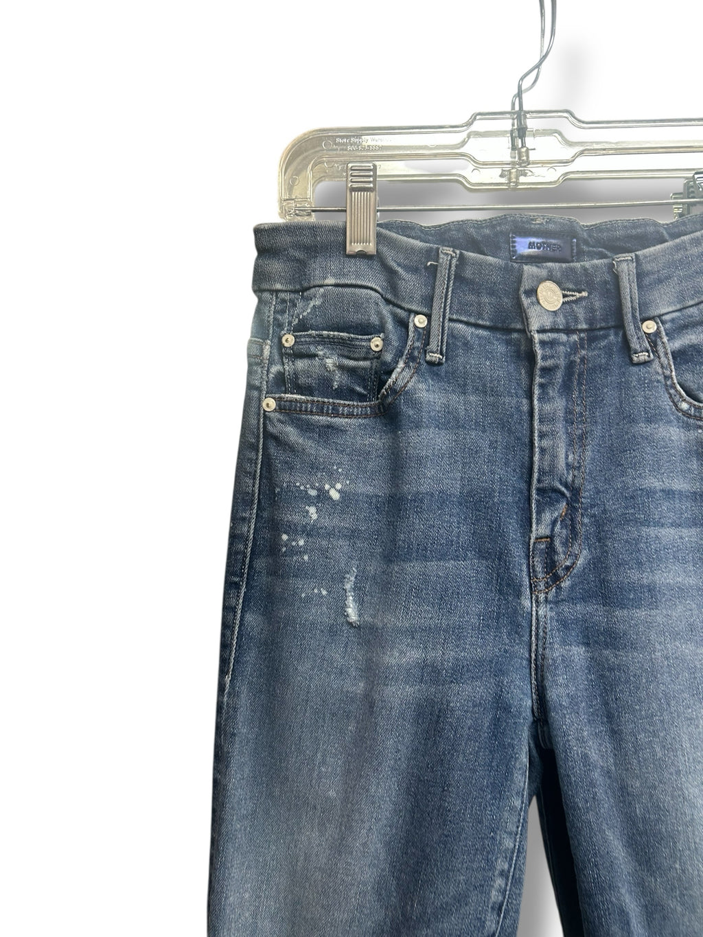 MOTHER HIGH WAISTED LOOKER DISTRESS SKINNY HOW I LOVE YOU SIZE 25