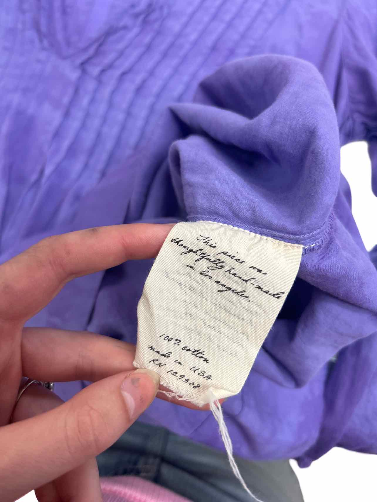 RAQUEL ALLEGRA VICTORIAN PINTUCK DRESS SIZE: 0