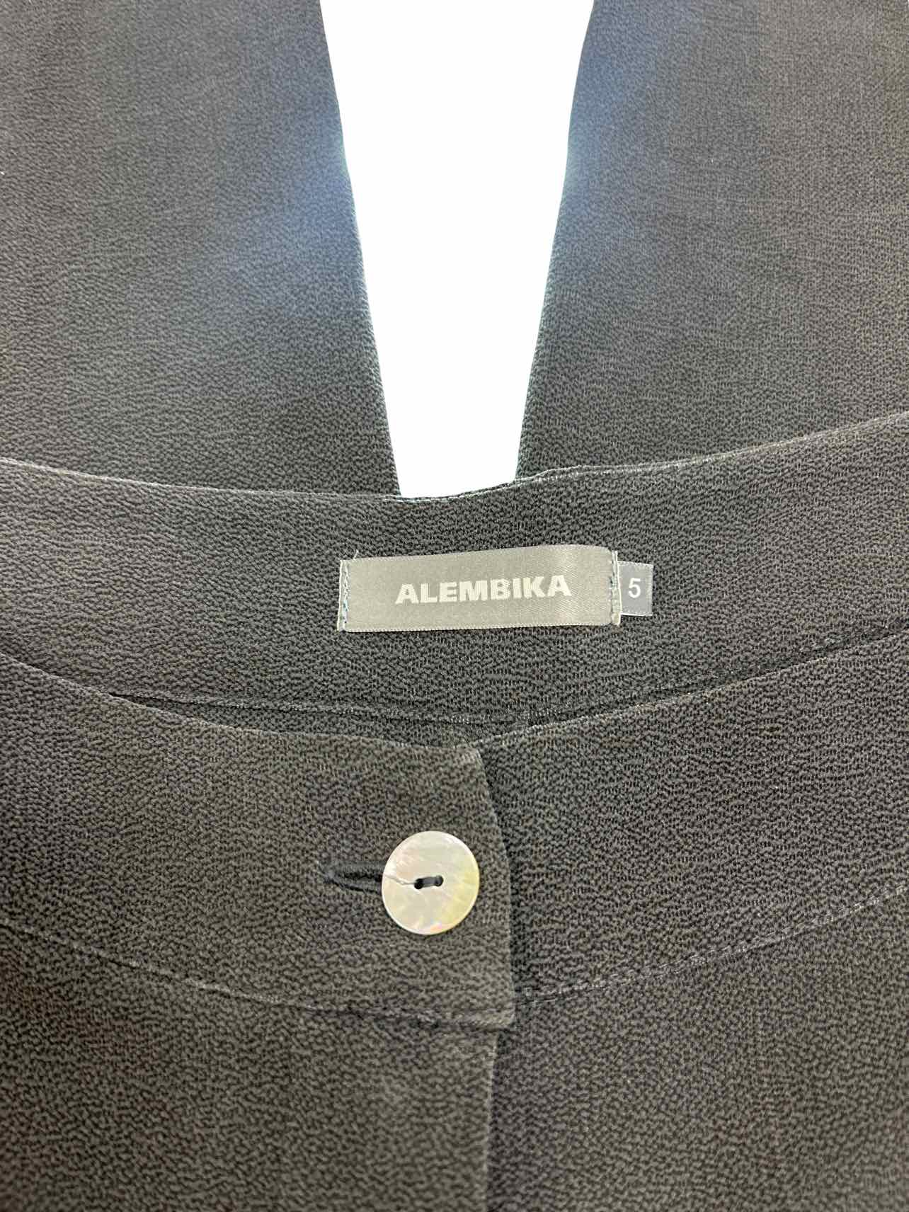 ALEMBIKA CREPE WIDE LEG FLOWY PANTS SIZE 5