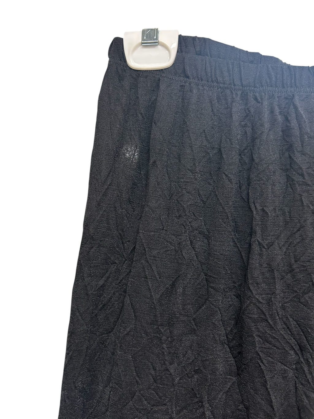 NWT CHALET CRINKLE BLACK PULL ON LAGENLOOK PANTS SIZE MEDIUM