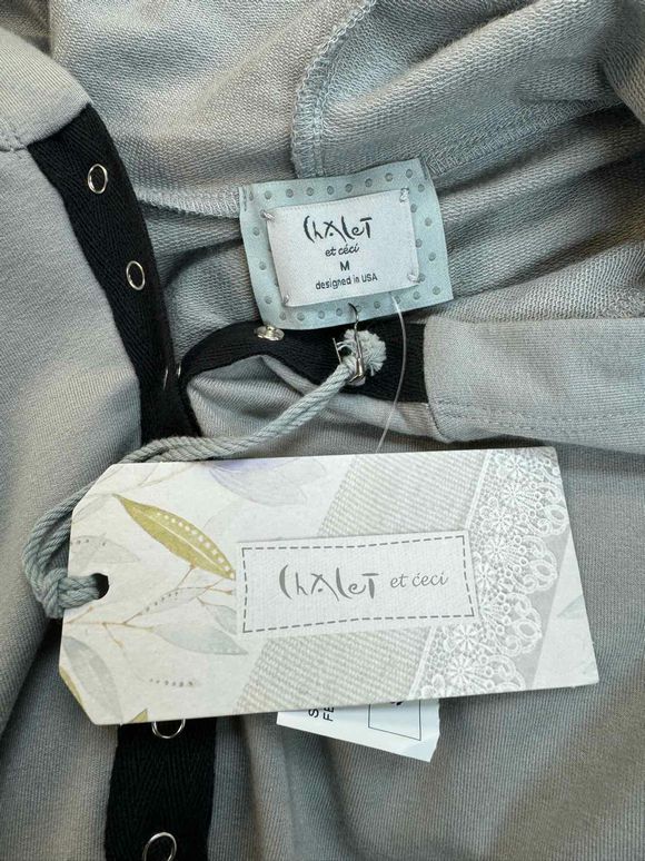 CHALET ET CECI NWT! FERN GRAY JACKET SIZE M