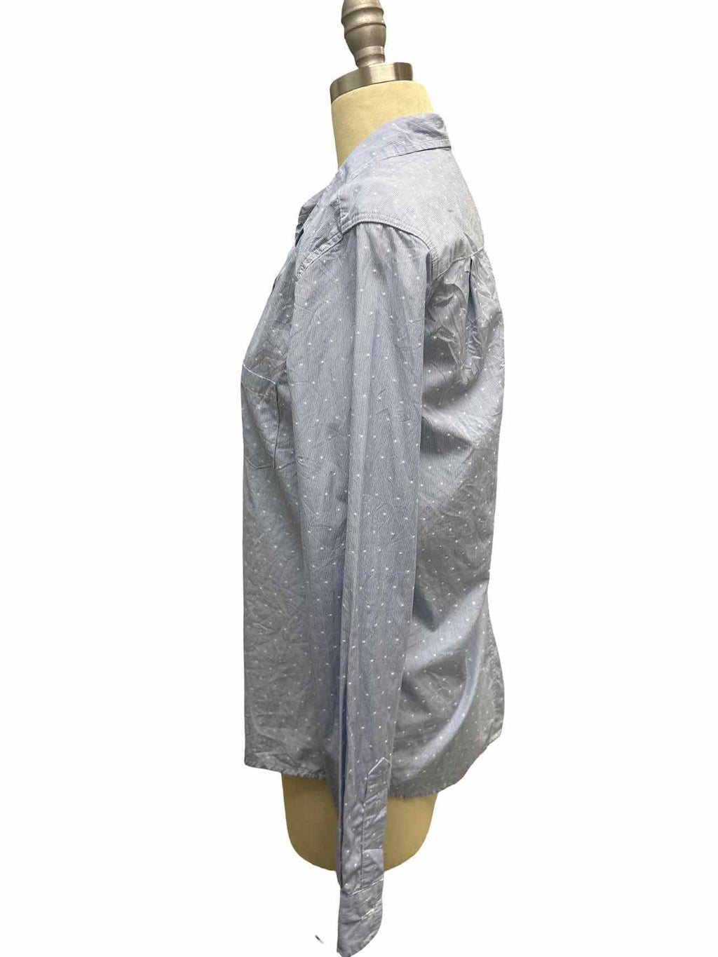 FRANK & EILEEN  BARRY DOT BUTTON DOWN SIZE: M
