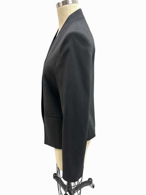THEORY  LANAI SEVONA WOOL OPEN BLAZER SIZE: 10