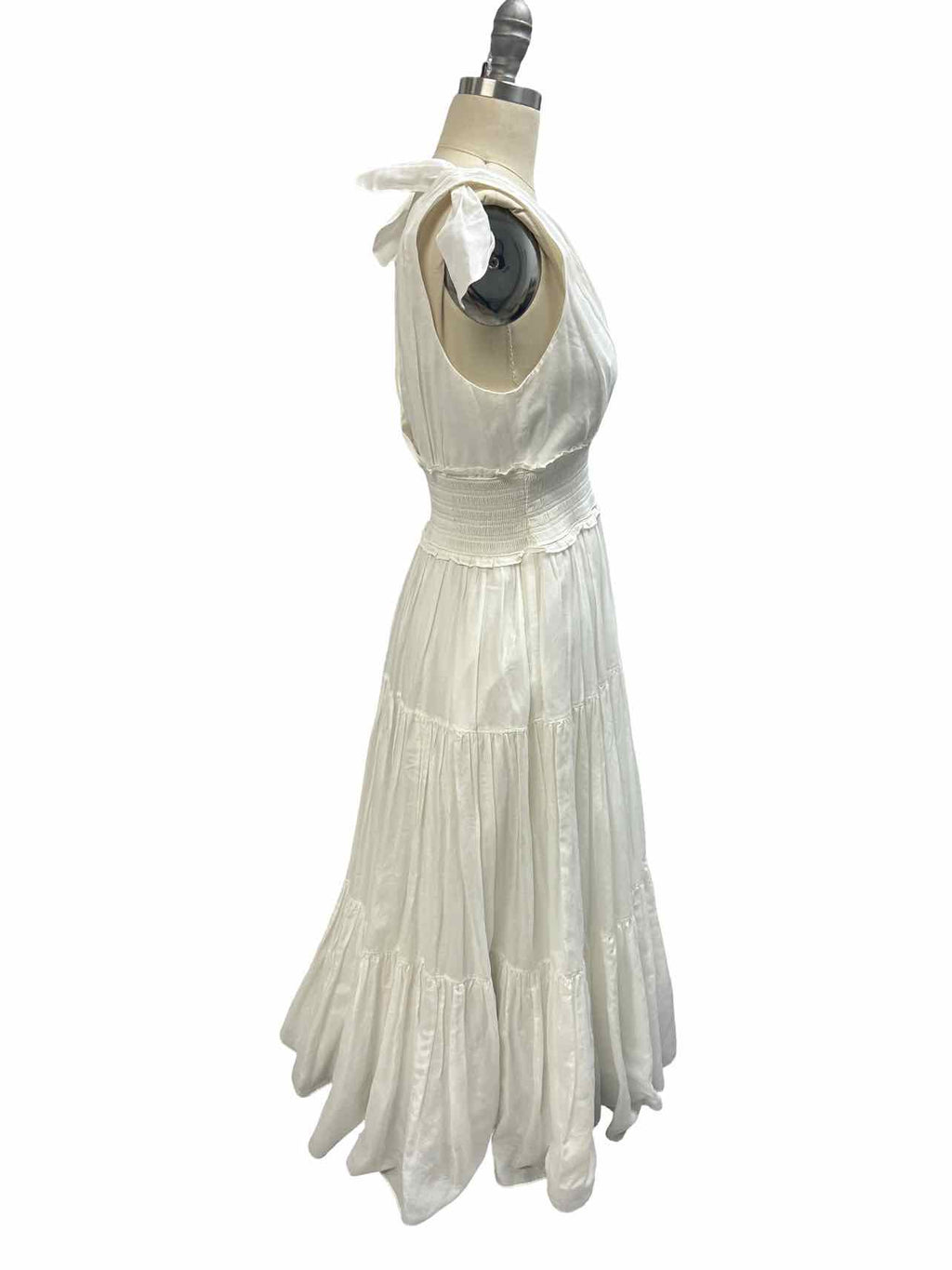 CINQ A SEPT TAMAR TIE STRAP MAXI DRESS SIZE: 8