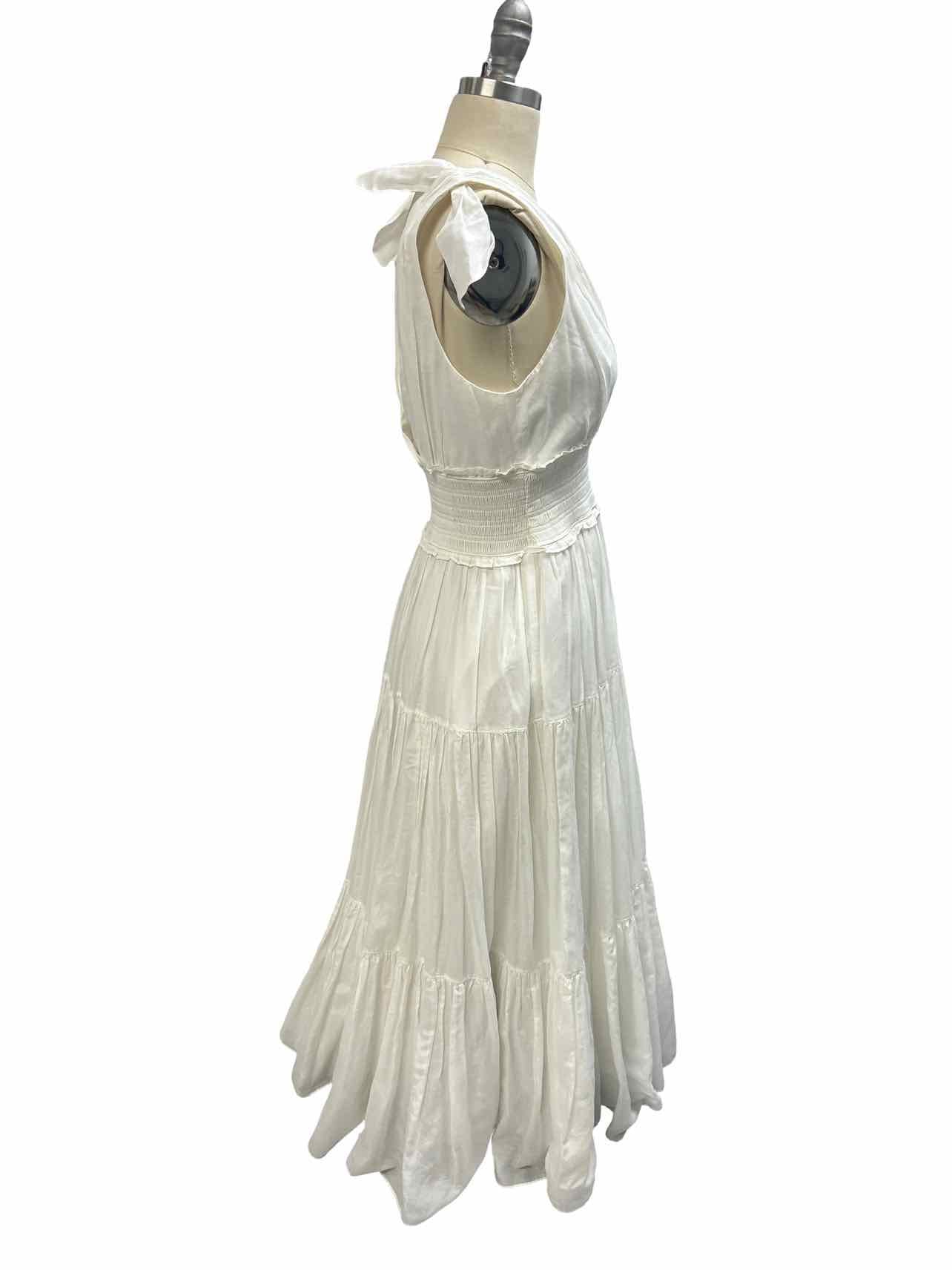 CINQ A SEPT TAMAR TIE STRAP MAXI DRESS SIZE: 8