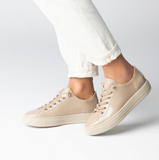 PAUL GREEN HADLEY PATENT LEATHER TRAINER SNEAKERS SIZE 5 US 7