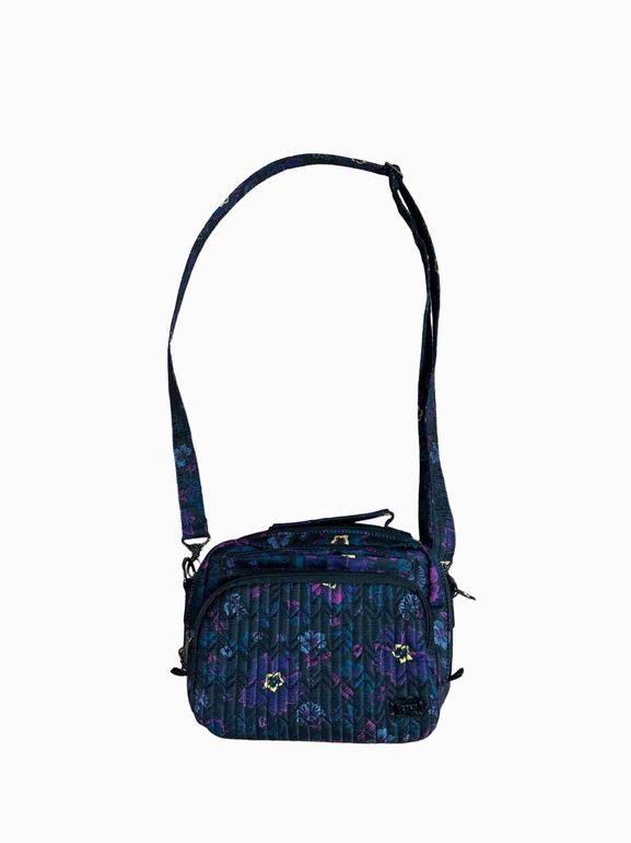 LUG MINI RANGER CROSSBODY IN BOHO FLORAL BLACK