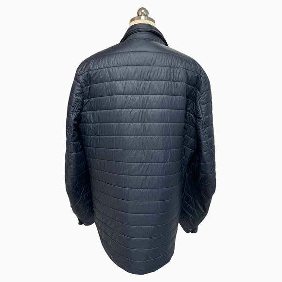 LUCKY BRAND NAVY QUILTED FULL SNAP JACKET SIZE XL