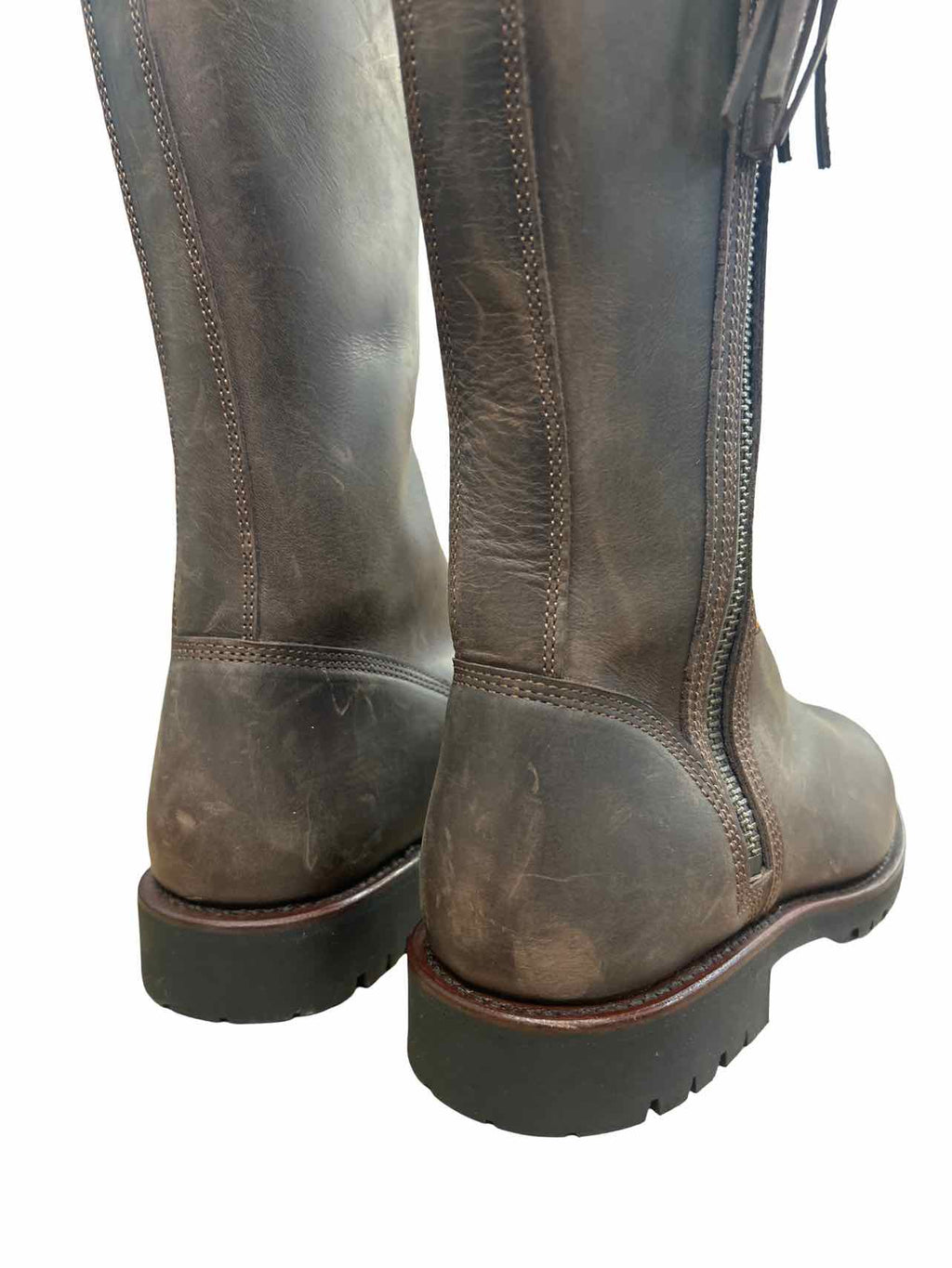 ANTHROPOLOGIE PENELOPE CHILVERS LONG TASSLE BOOT SIZE: 38