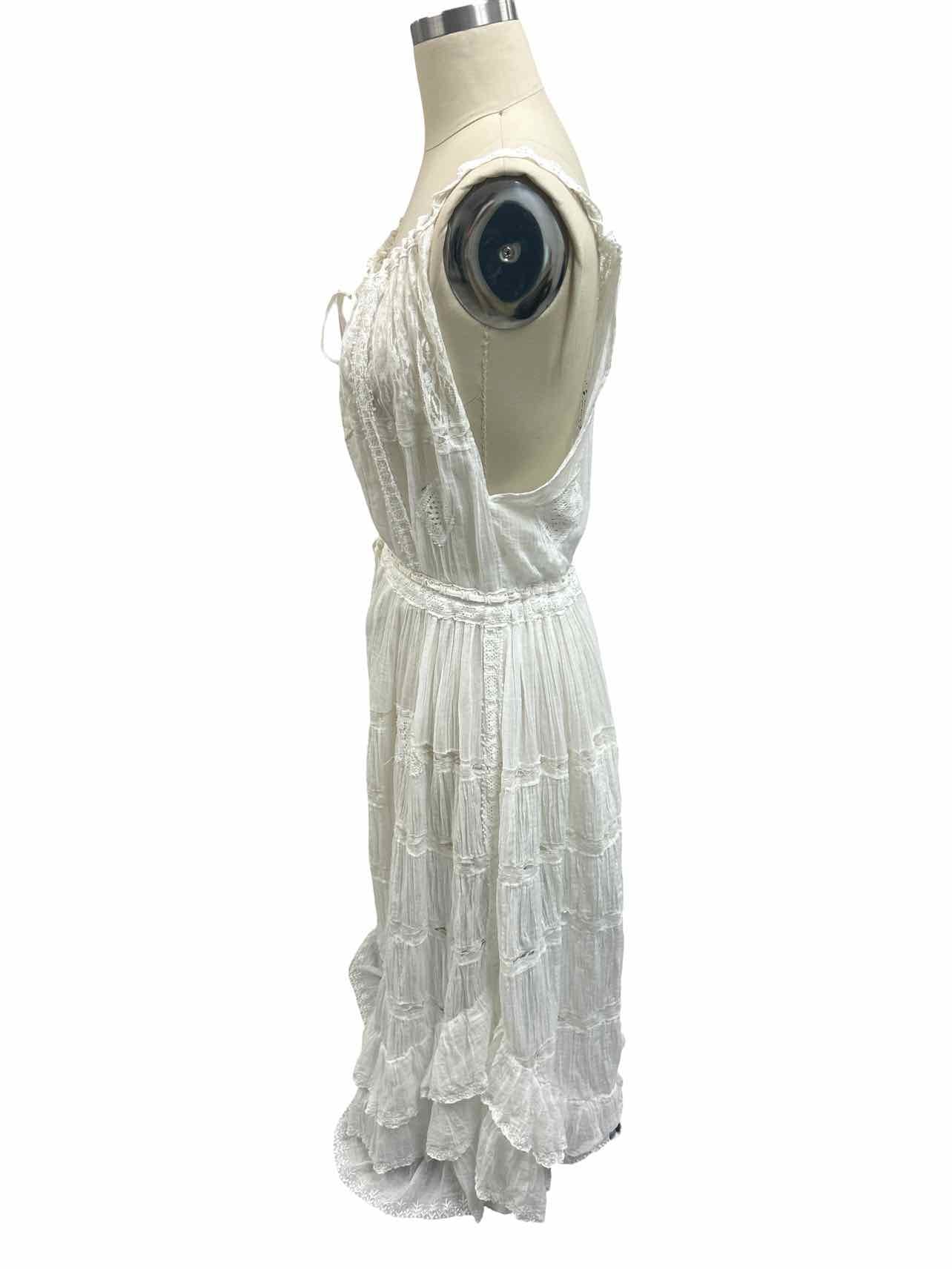 FREE PEOPLE DOLLY BODYSUIT LACE MAXI DRESS SIZE: S