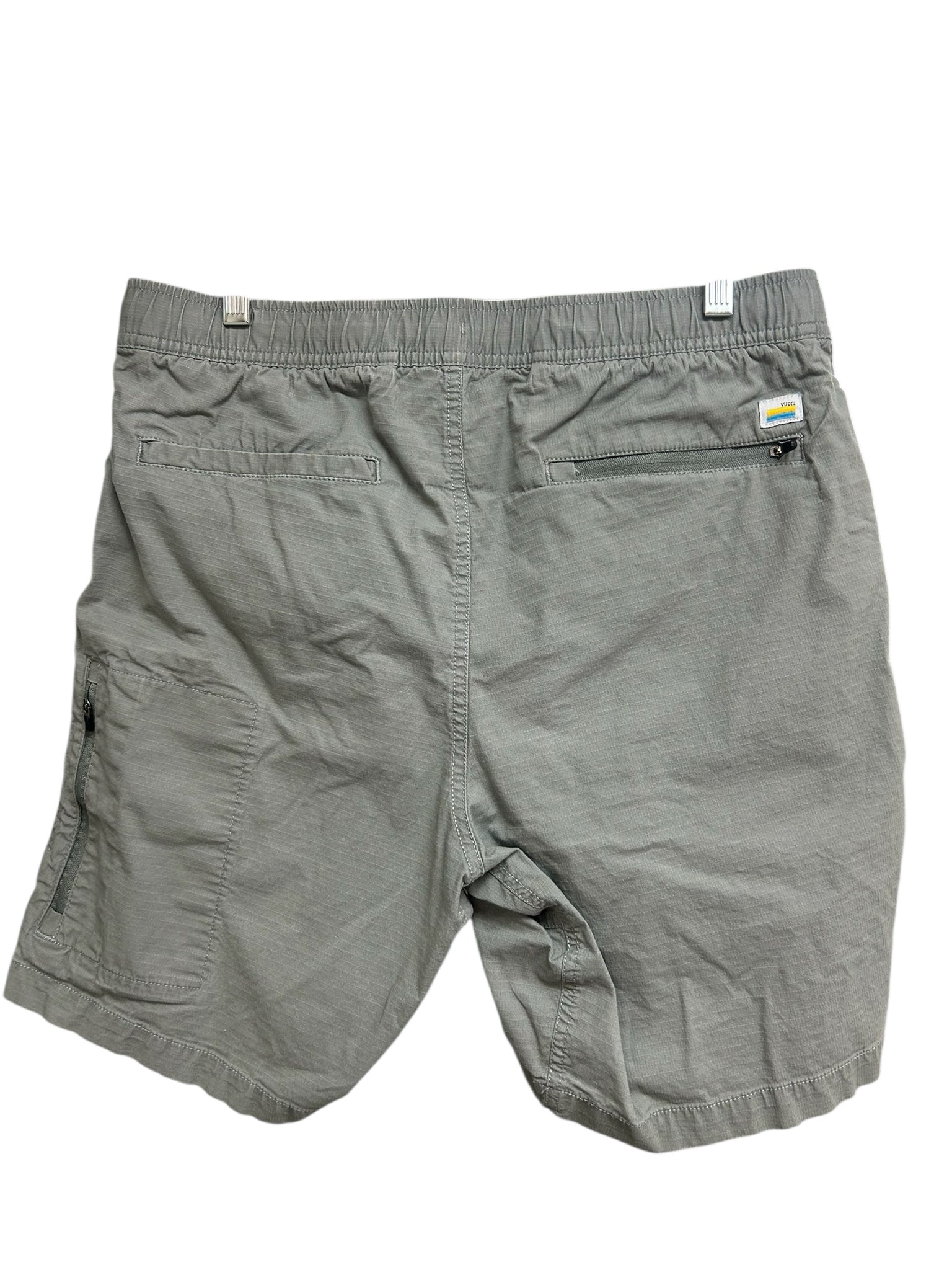 VUORI MEN'S DURATERRA RIPSTOP ORGANIC COTTON SHORTS V370 SIZE MEDIUM