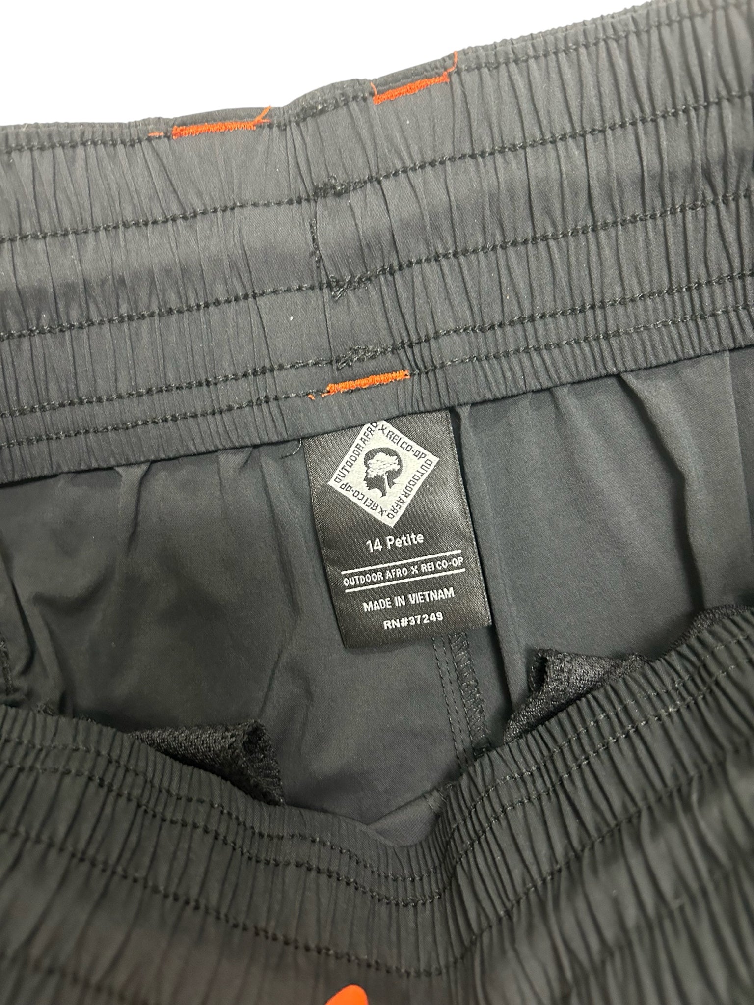 REI OUTDOOR AFRO X REI CARGO JOGGER BLACK SIZE 14 PETITE