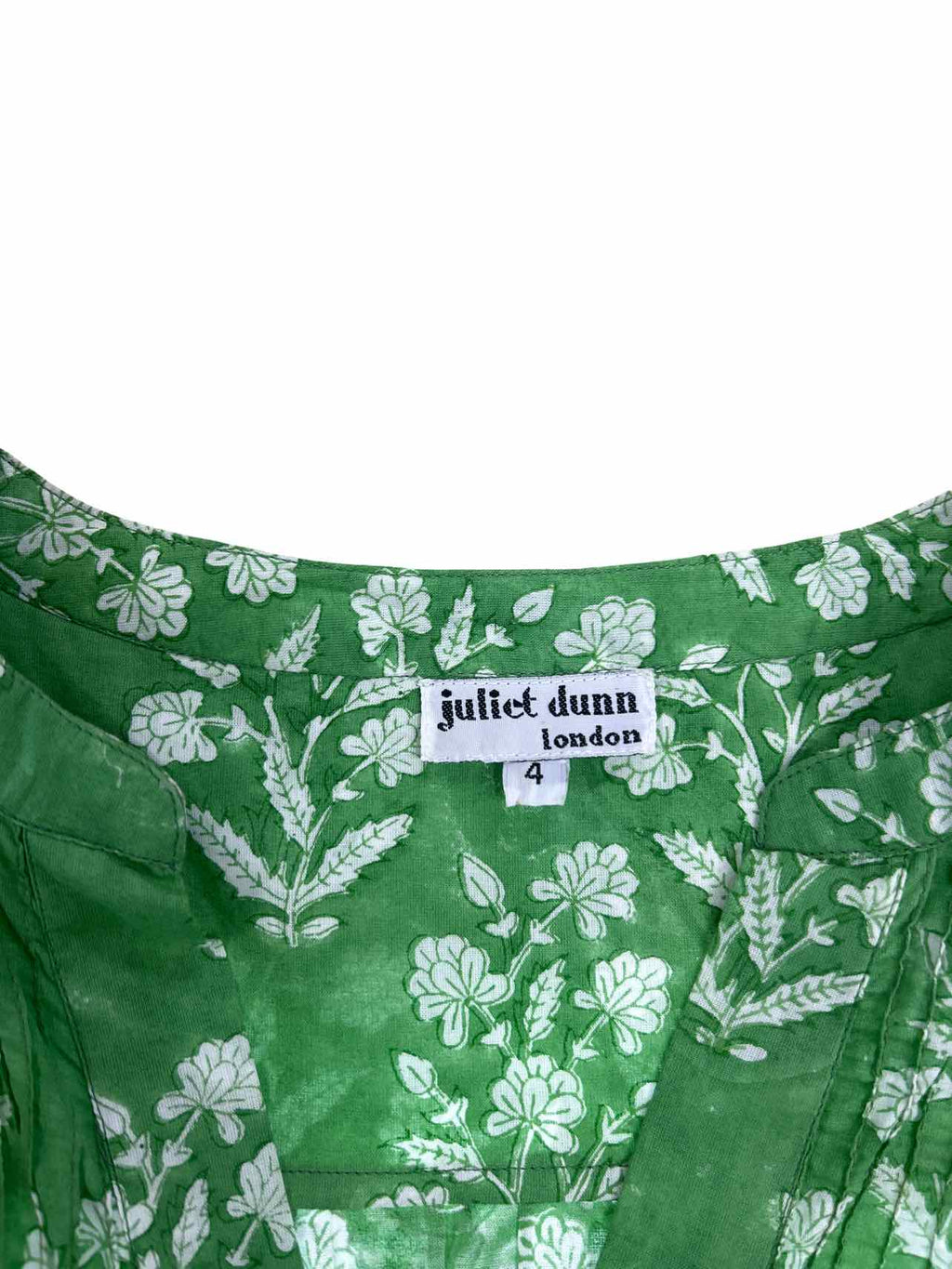 JULIET DUNN FLORAL BOHO SPLIT NECK TIERED DRESS SIZE: XL