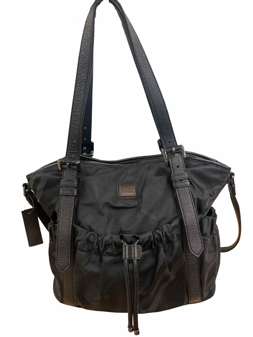 BURBERRY NOVA CHECK NYLON LEATHER