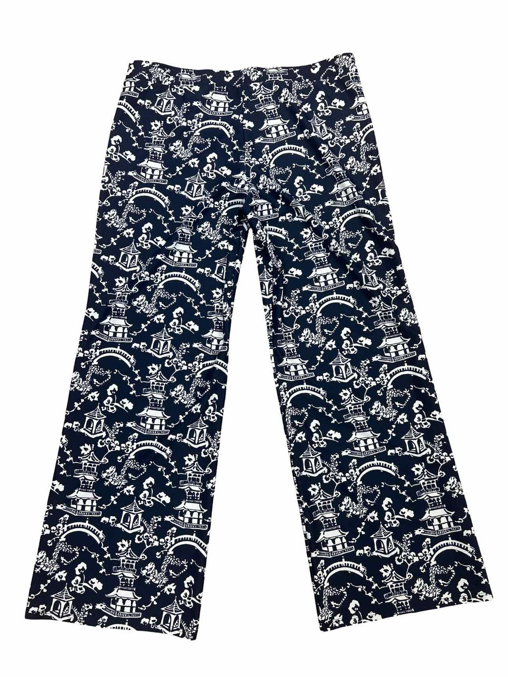 JUDE CONNALLY PALM PAGODA WIDE LEG PANTS SIZE: XL