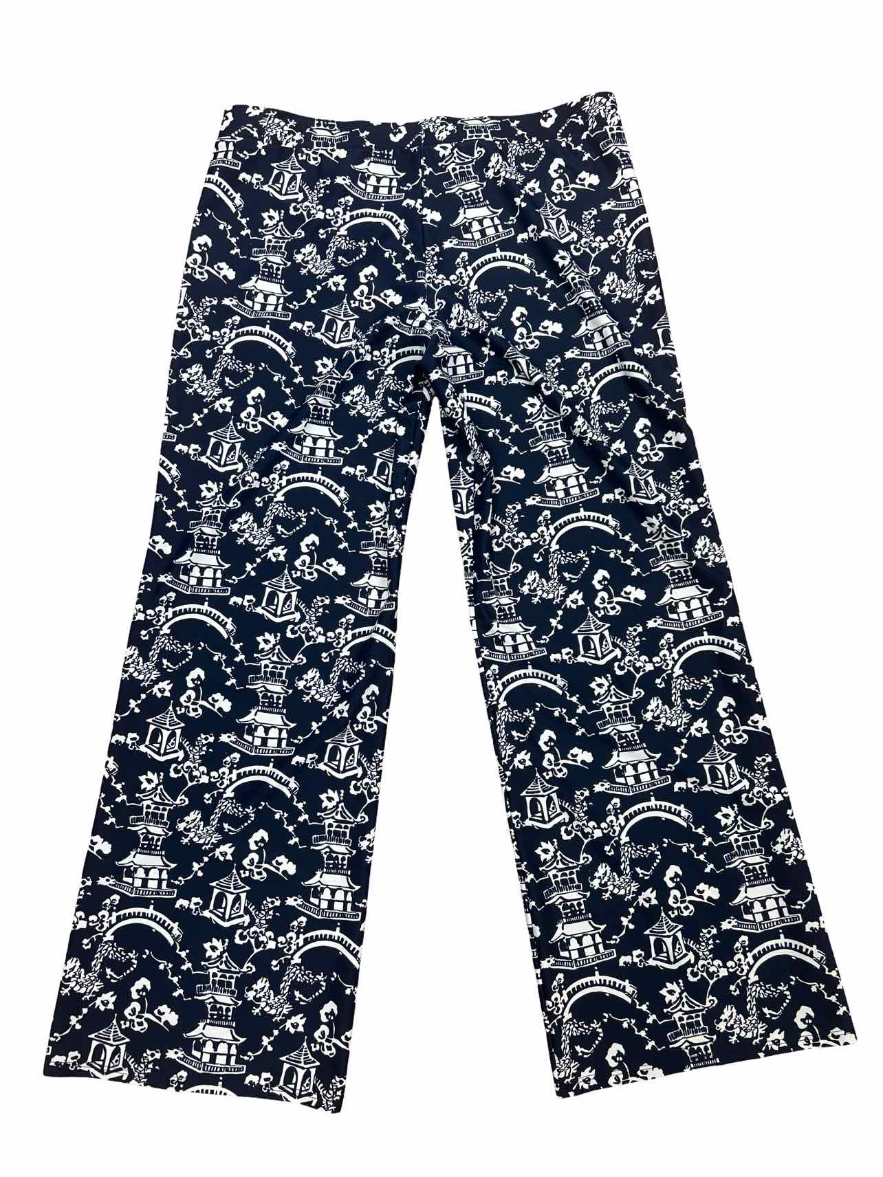 JUDE CONNALLY PALM PAGODA WIDE LEG PANTS SIZE: XL
