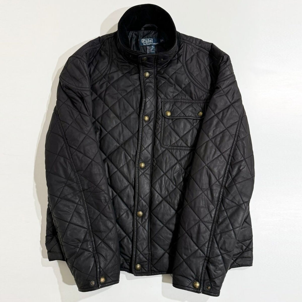 RALPH LAUREN CLASSIC QUILTED BLACK JACKETN SIZE L