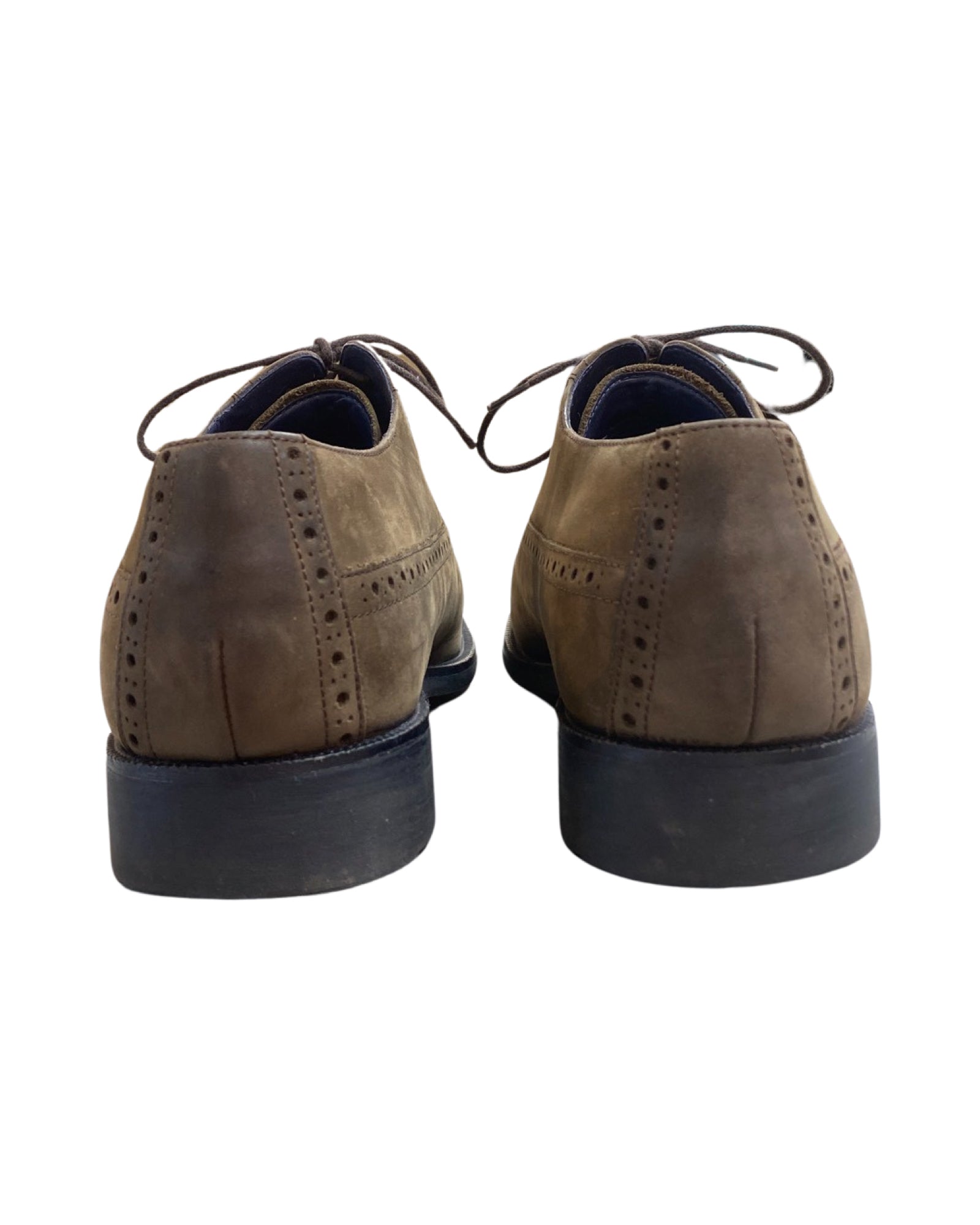 MENS COLE HAAN STANTON CAP OXFORD DRESS SHOES SIZE 11.5 BROWN