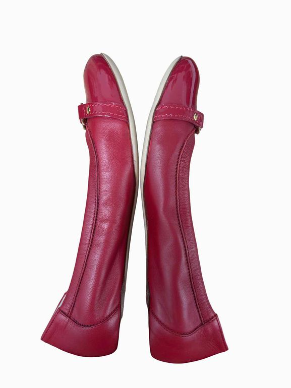 AGL  NEW ITALIAN LEATHER BALLET FLATS SIZE: 39