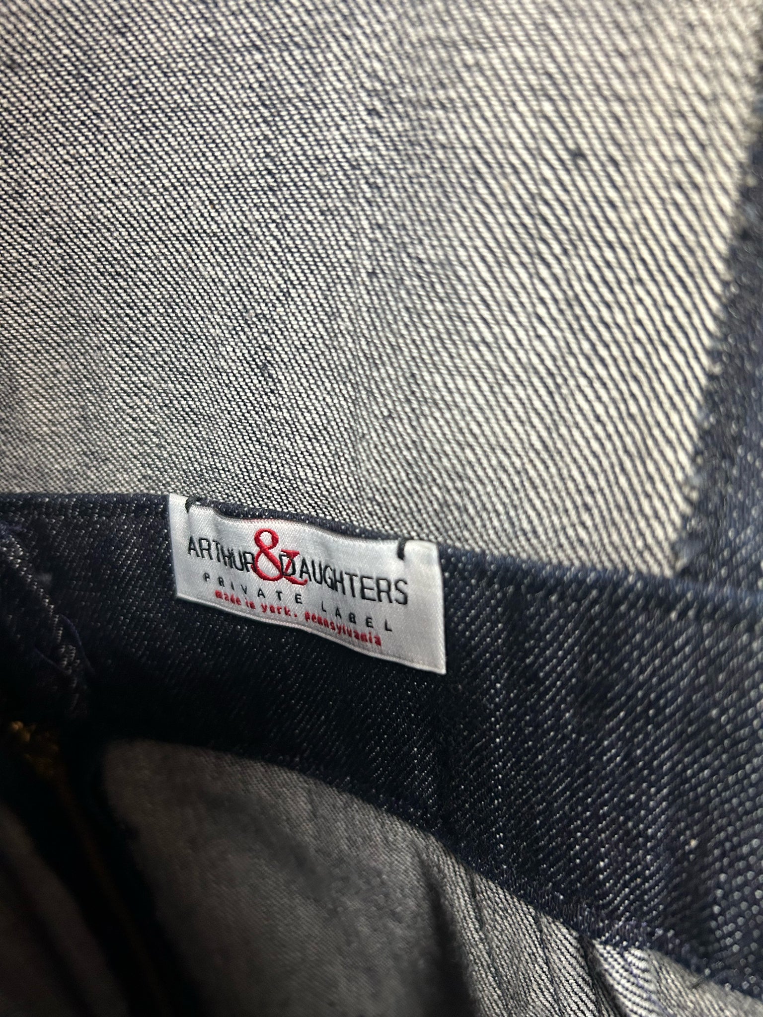 ARTHUR AND DAUGHTERS HILARY SIGNATURE PINAFORE DARK WASH JUMPSUIT