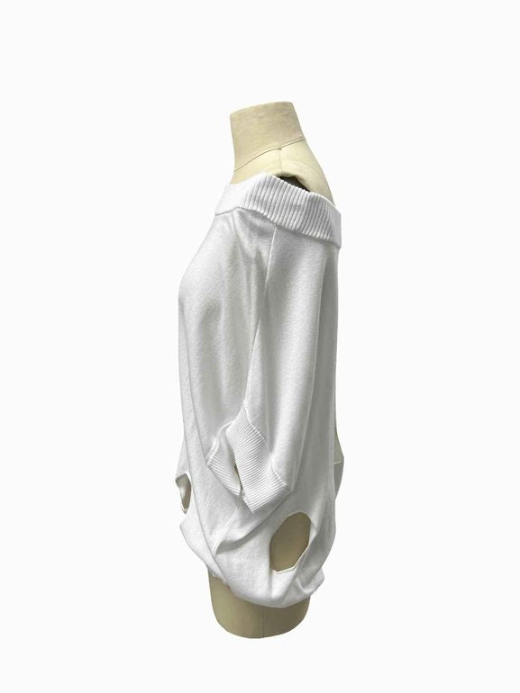 PLANET BY LAUREN G KNIT LAGENLOOK CAP SLEEVE TOP SIZE: ONE SIZE
