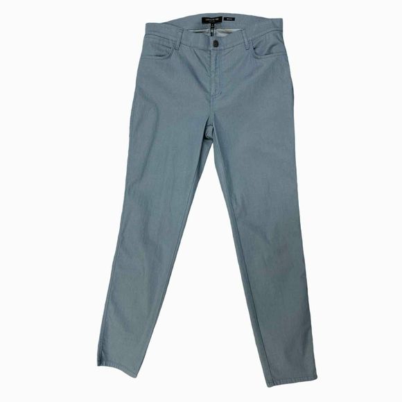 LAFAYETTE NWT! ITALIAN PRIMO DENIM MERCER TAPERED LEG BLUE PANTS SIZE 6