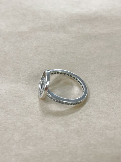 PANDORA SIGNATURE TWO CIRCLE RING 5.75