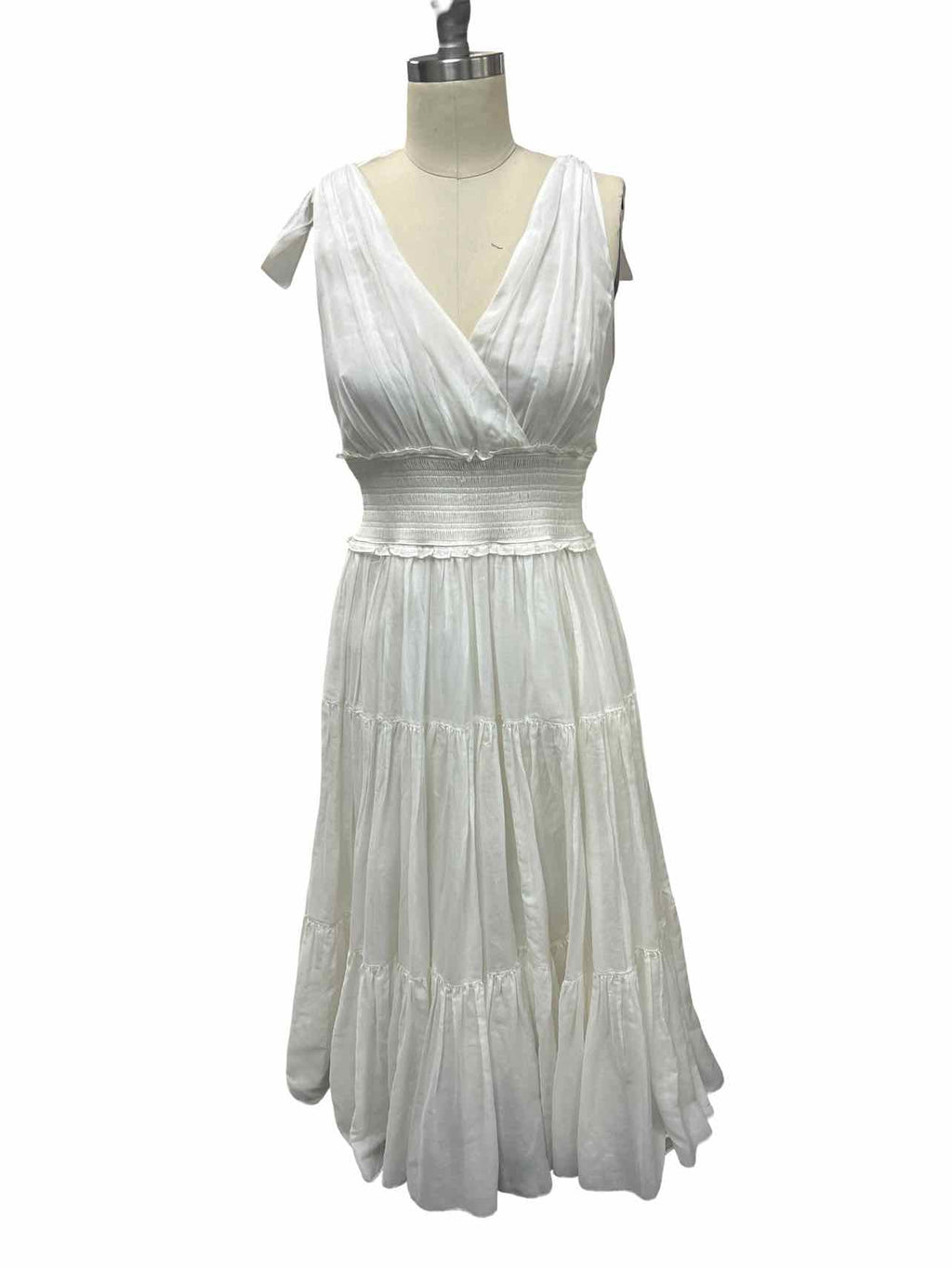 CINQ A SEPT TAMAR TIE STRAP MAXI DRESS SIZE: 8