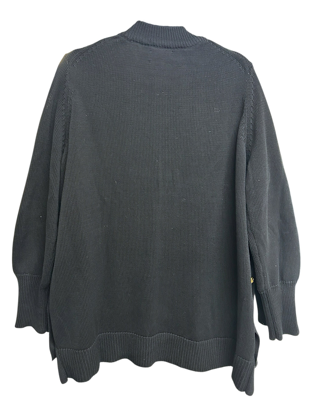 TUCKERNUCK  BEXLEY BLACK COTTON  SWEATER GOLD BUTTONS SIZE XXL