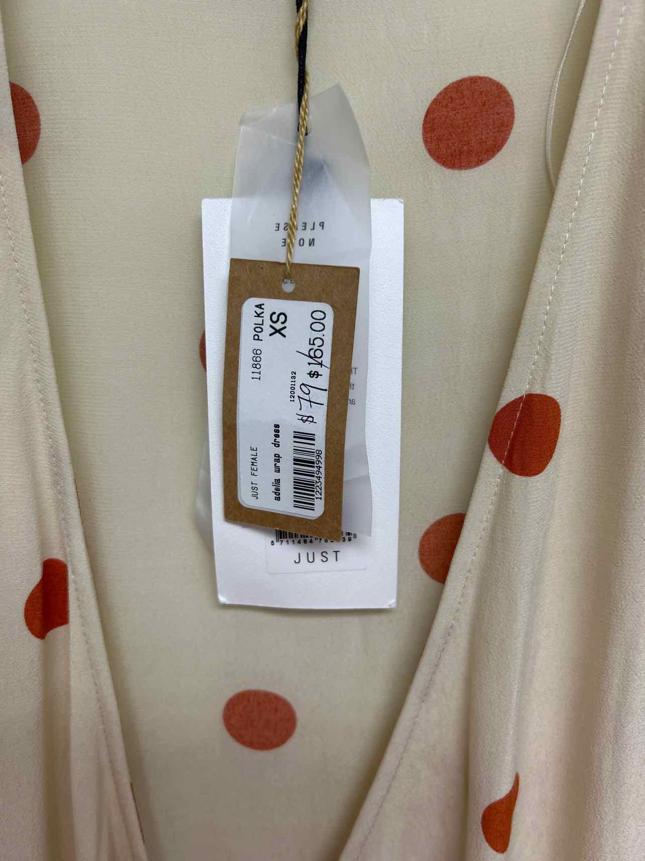 ANTHROPOLOGIE JUST FEMALE ADELIA WRAP DRESS SIZE: XS
