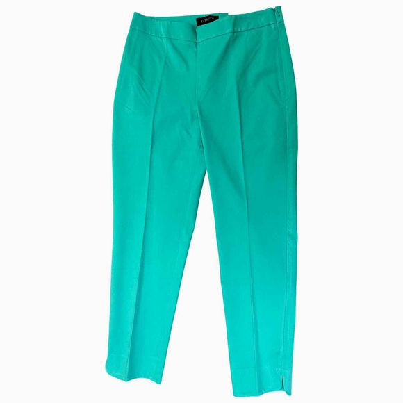 TALBOTS NWT! CHATHAM KELLY GREEN ANKLE PANTS SIZE 6P