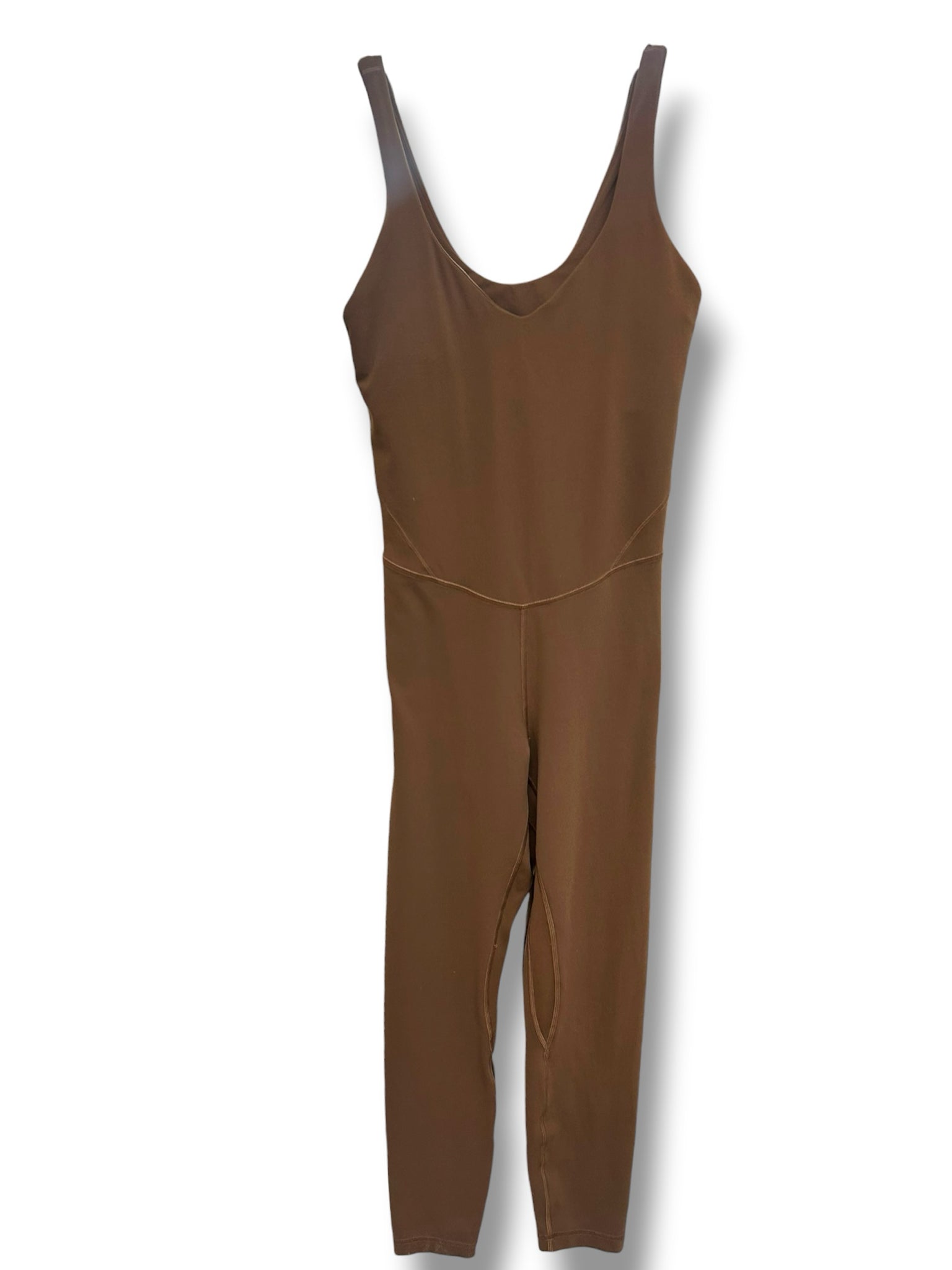 LULULEMON CHOCOLATE BROWN ALIGN BODY SUIT SIZE 6