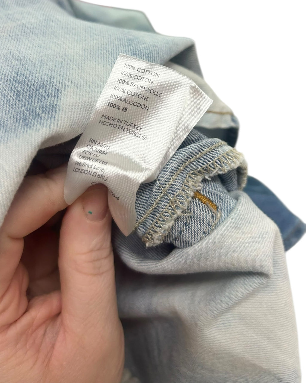 FREE PEOPLE WE THE FREE TUSCAN TYE DIE DENIM TUNIC SIZE XS