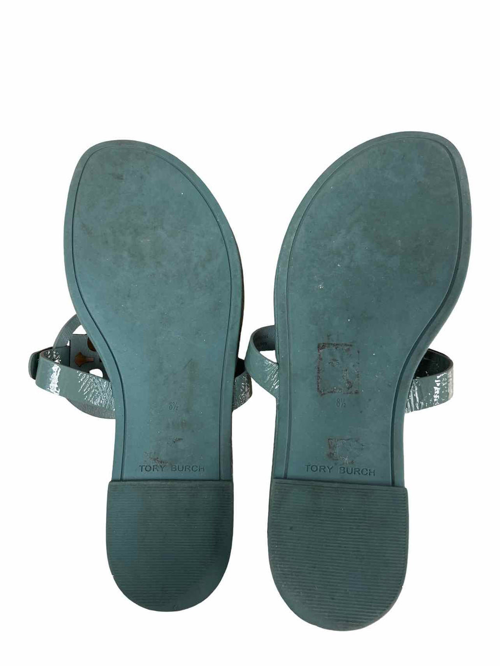 TORY BURCH PATENT MILLER SANDAL SIZE: 8.5