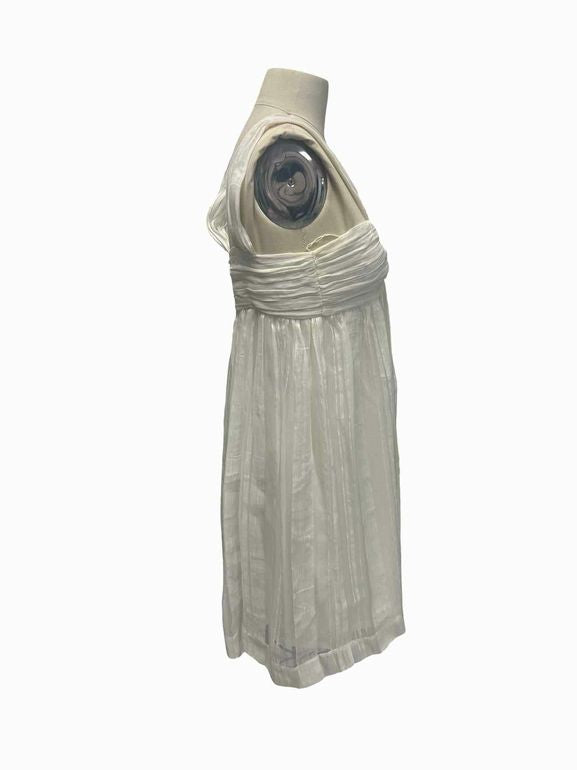 ROBERT RODRIGUEZ CHIFFON HALTER MINI DRESS SIZE: 8