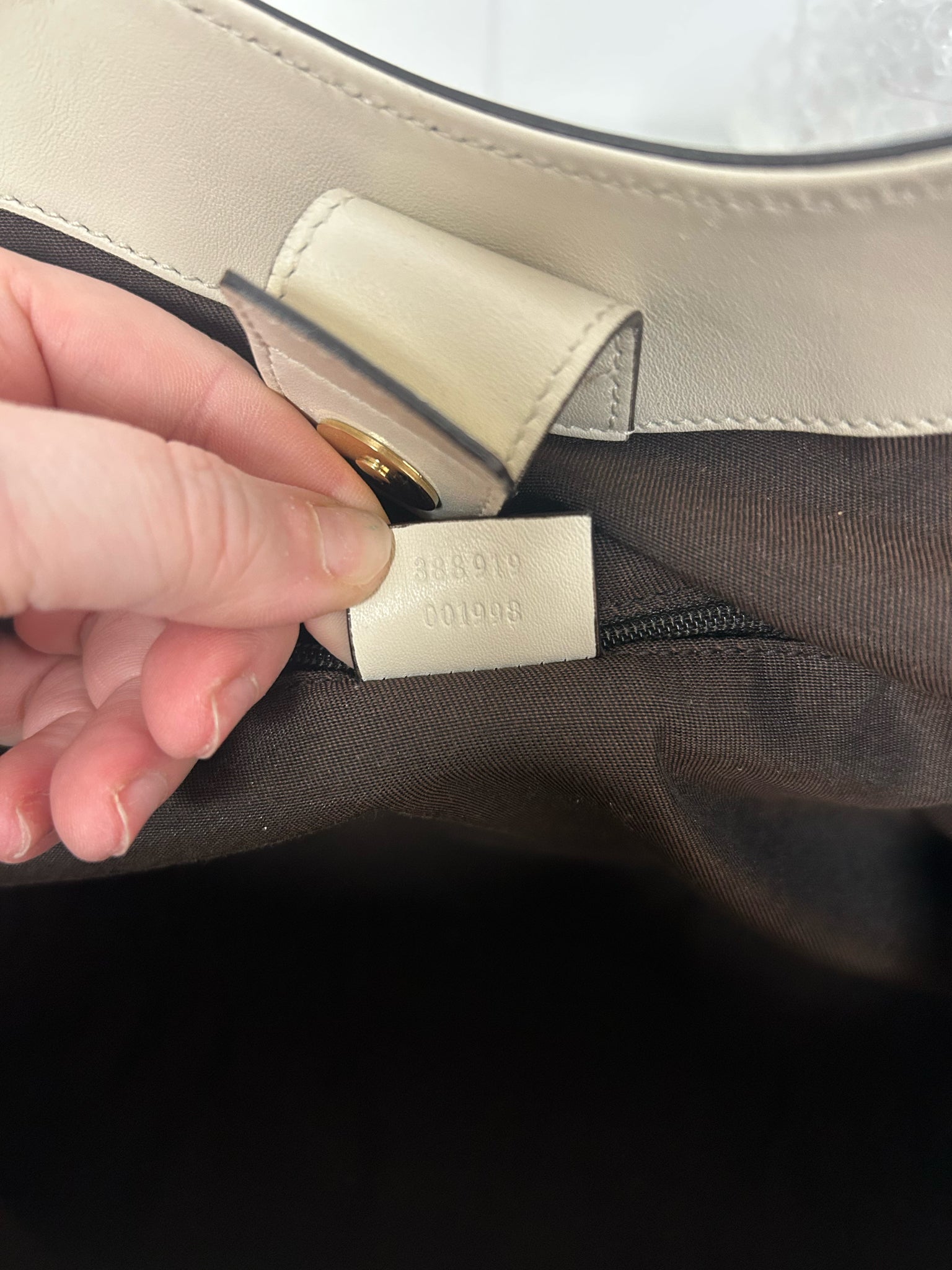 GUCCI GG CANVAS TOTE DOUBLE SHOULDER STRAP TAN CREAM