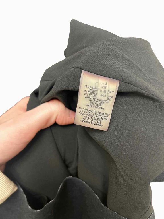 TAHARI ZIPPER ACCENT BENTLEY DRESS SIZE: 12