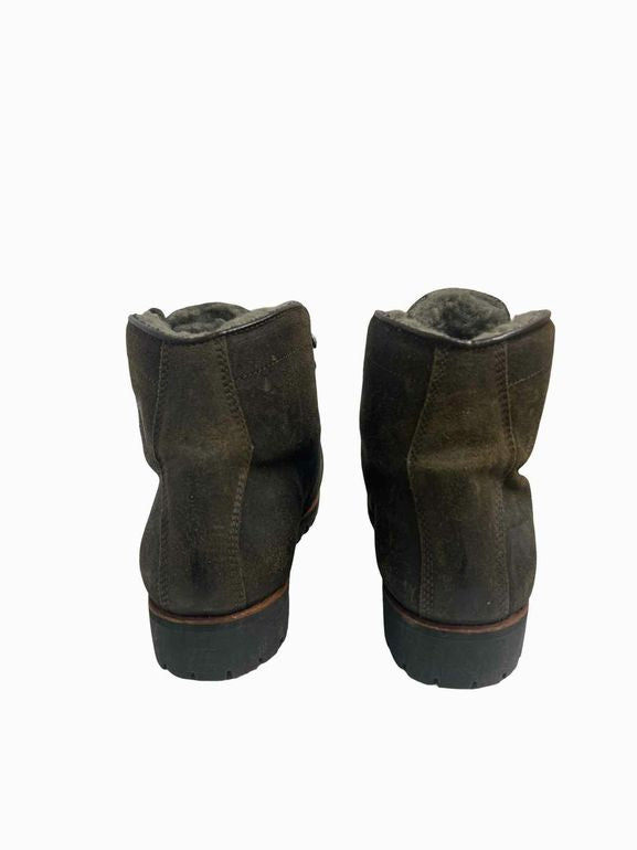 GOLDEN GOOSE SHEARLING HIKING BOOTS SIZE: 38