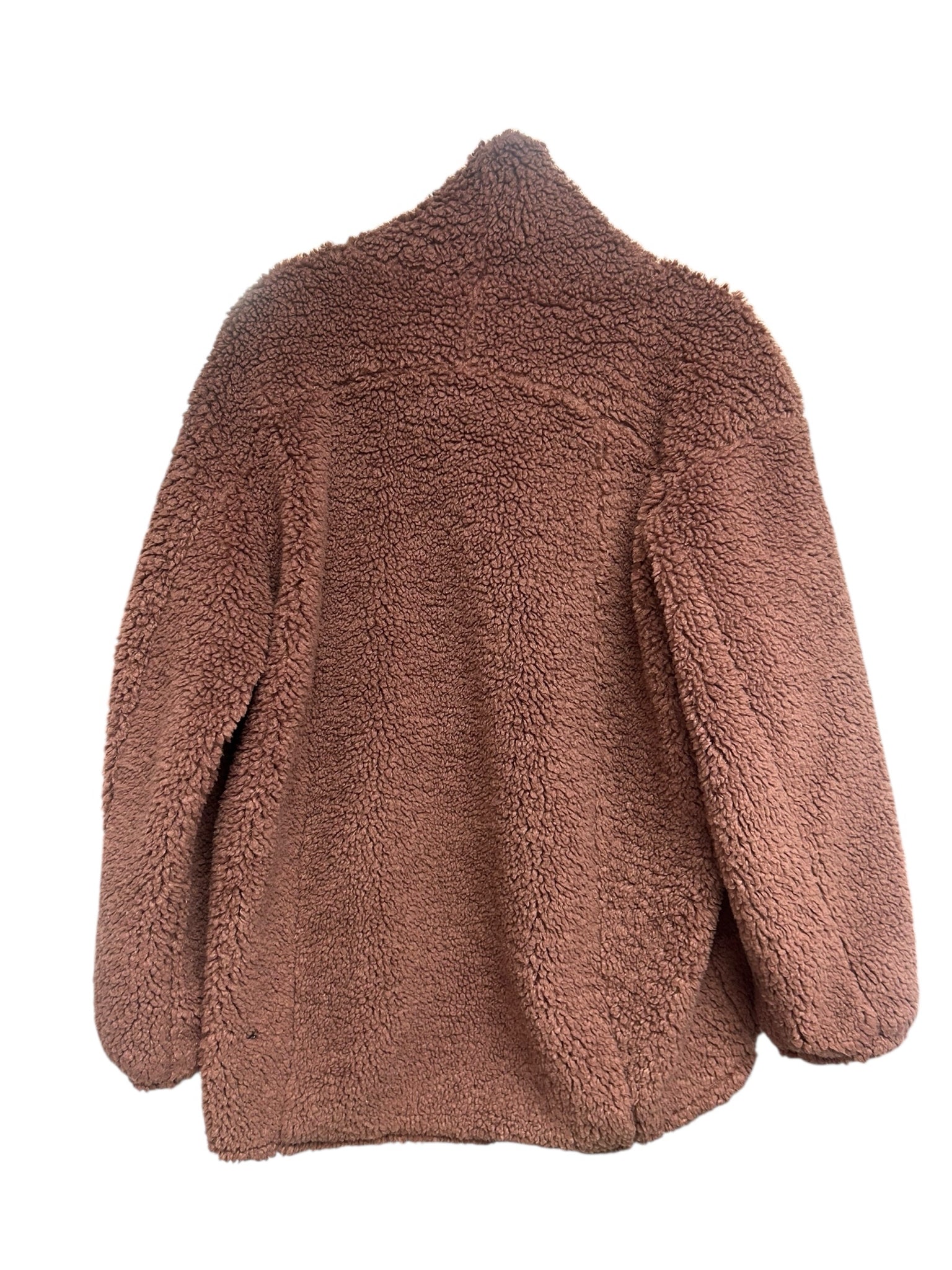 LULULEMON MAUVE WARMTH RESTORE FUZZY PULLOVER SIZE 8