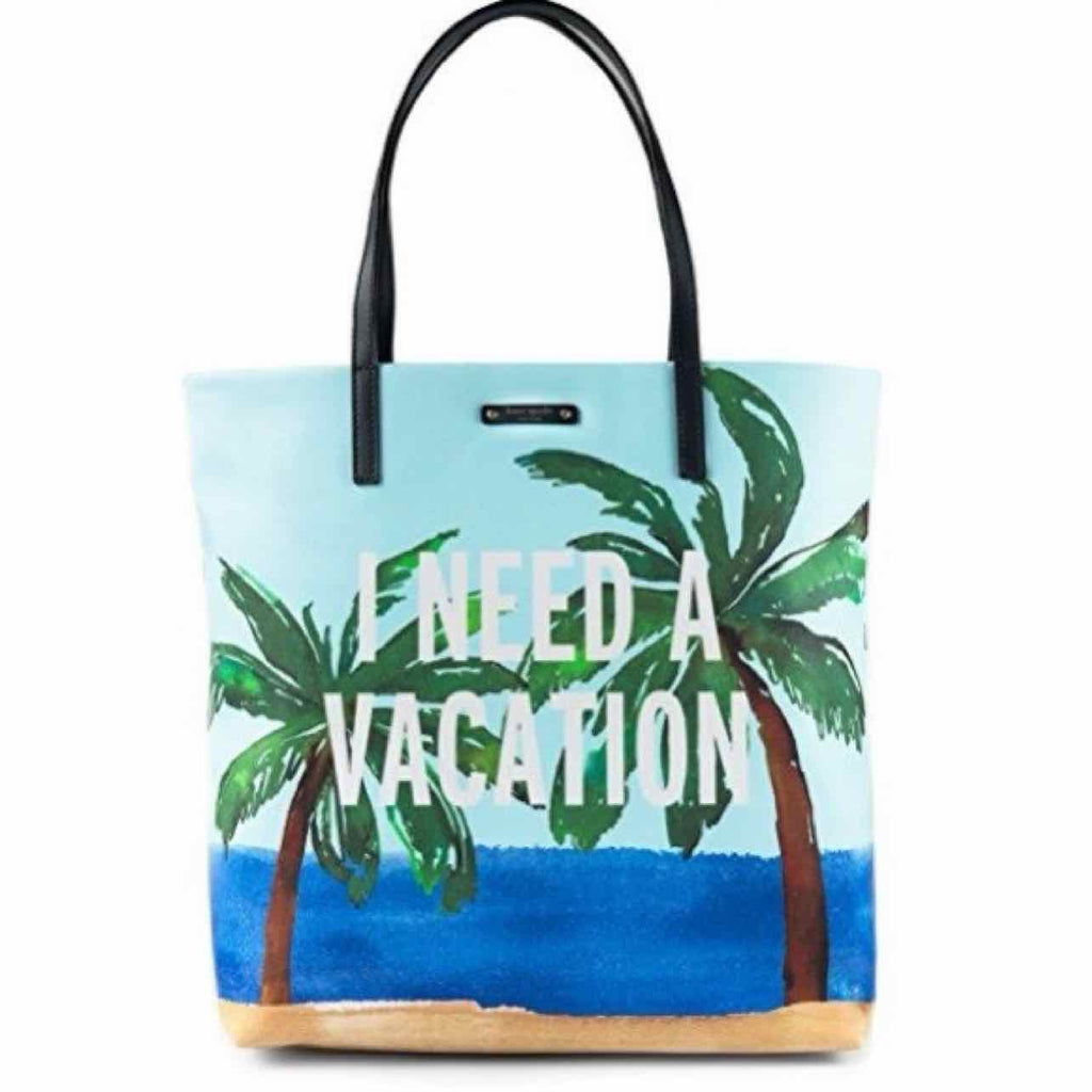 KATE SPADE BON SHOPPER VACATION TOTE BAG