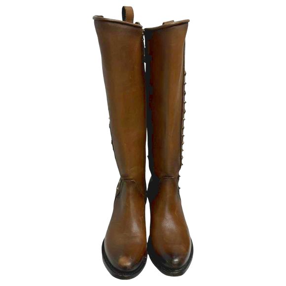 CUADRA RIDING STYLE BOVINE STUD BROWN BOOT SIZE 8