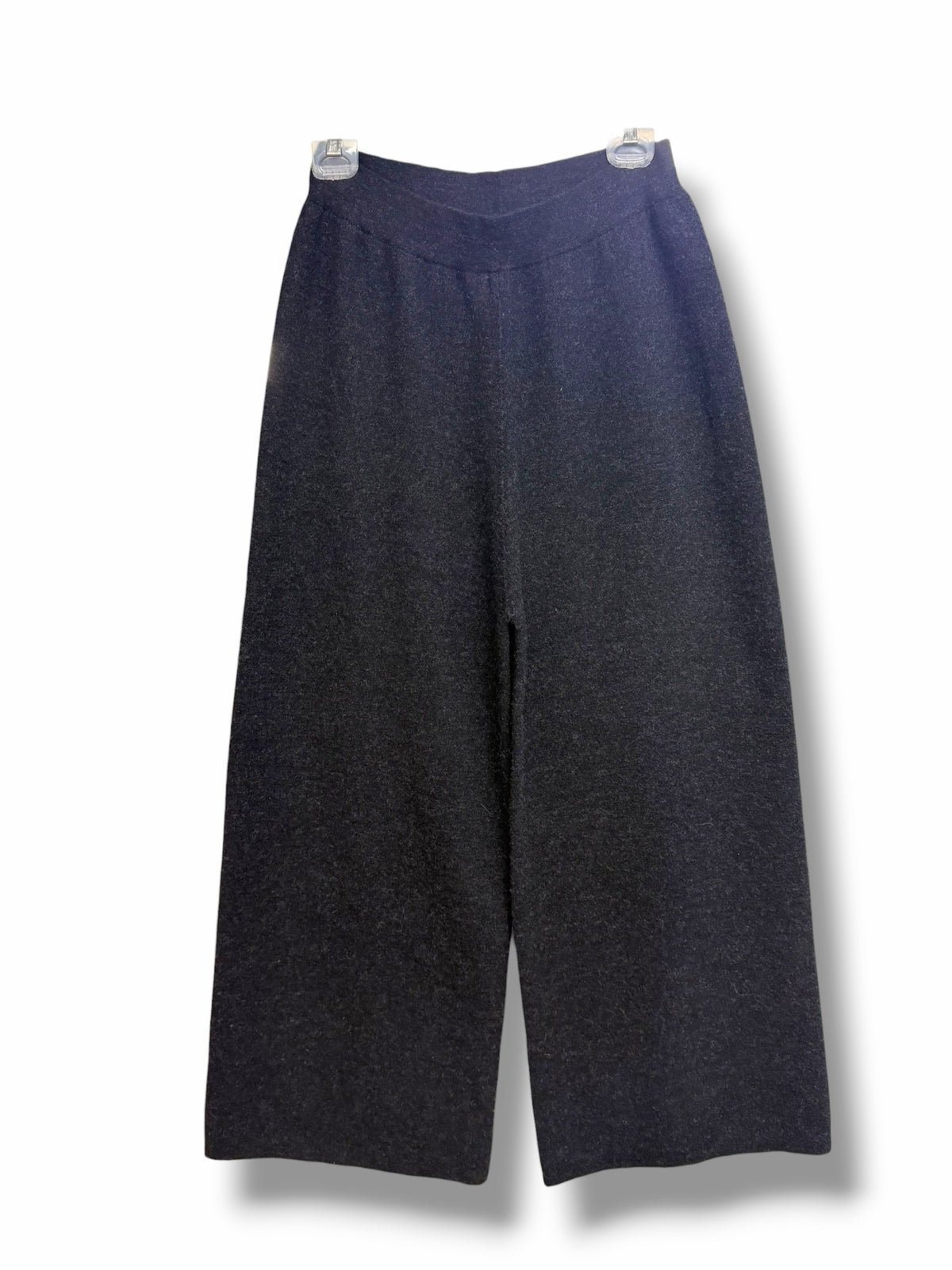 GARMENTORY LAUREN MANOOGIAN CHARCOAL ALPACA BLEND WIDE LEG PANTS SIZE XS