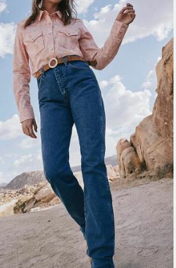 WRANGLER COWBOY CUT SLIM FIT JEAN 112315294 STONE WASH 9X32 SIZE: 30
