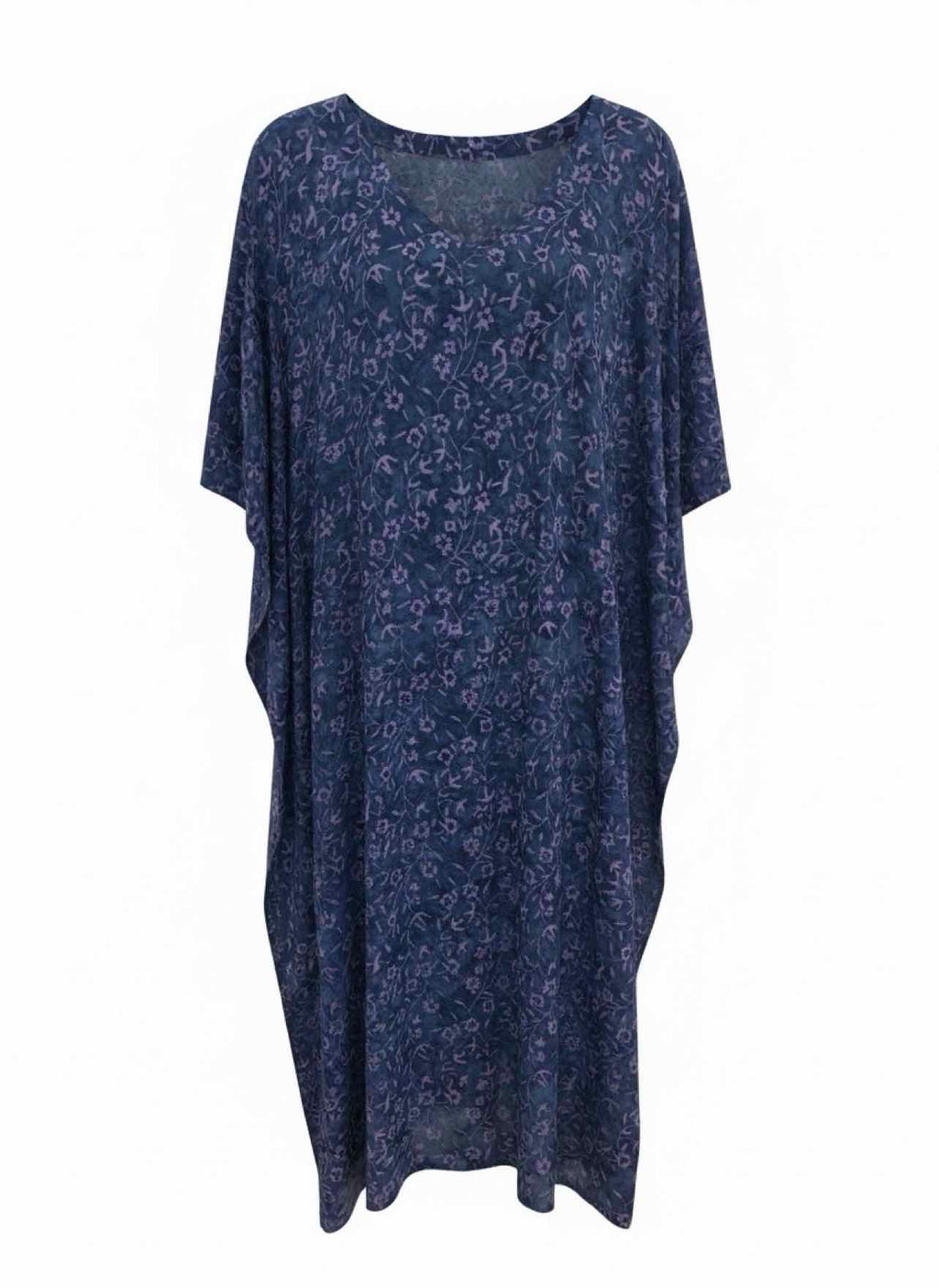 EAGLE RAY TRADERS INDIA MADE FLORAL PRINT KAFTAN SIZE: S/M