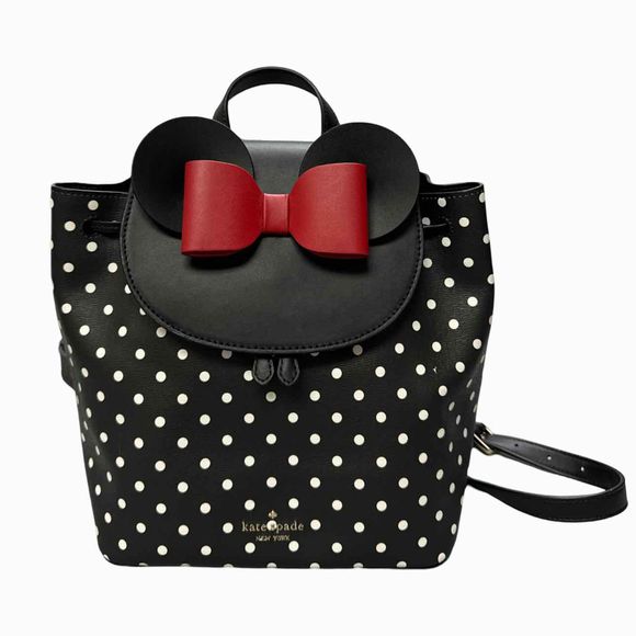 KATE SPADE NWT! KATE SPADE X DISNEY MINNIE MOUSE BLACK BACKPACK