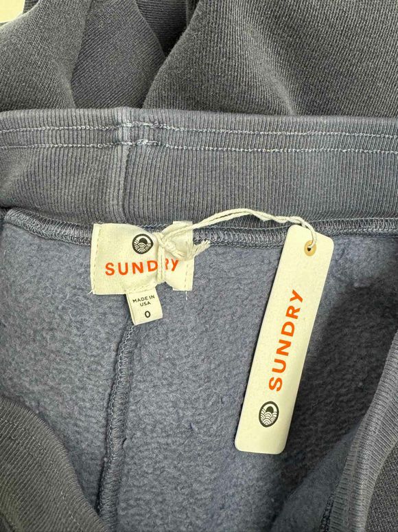 SUNDRY NEW! SUNDRY CLASSIC JOGGER BLUE GRAY PANT SIZE 0