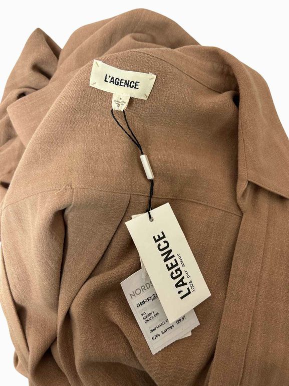 LAGENCE NEW! LIBBIE WRAP MINI DRESS SIZE:8